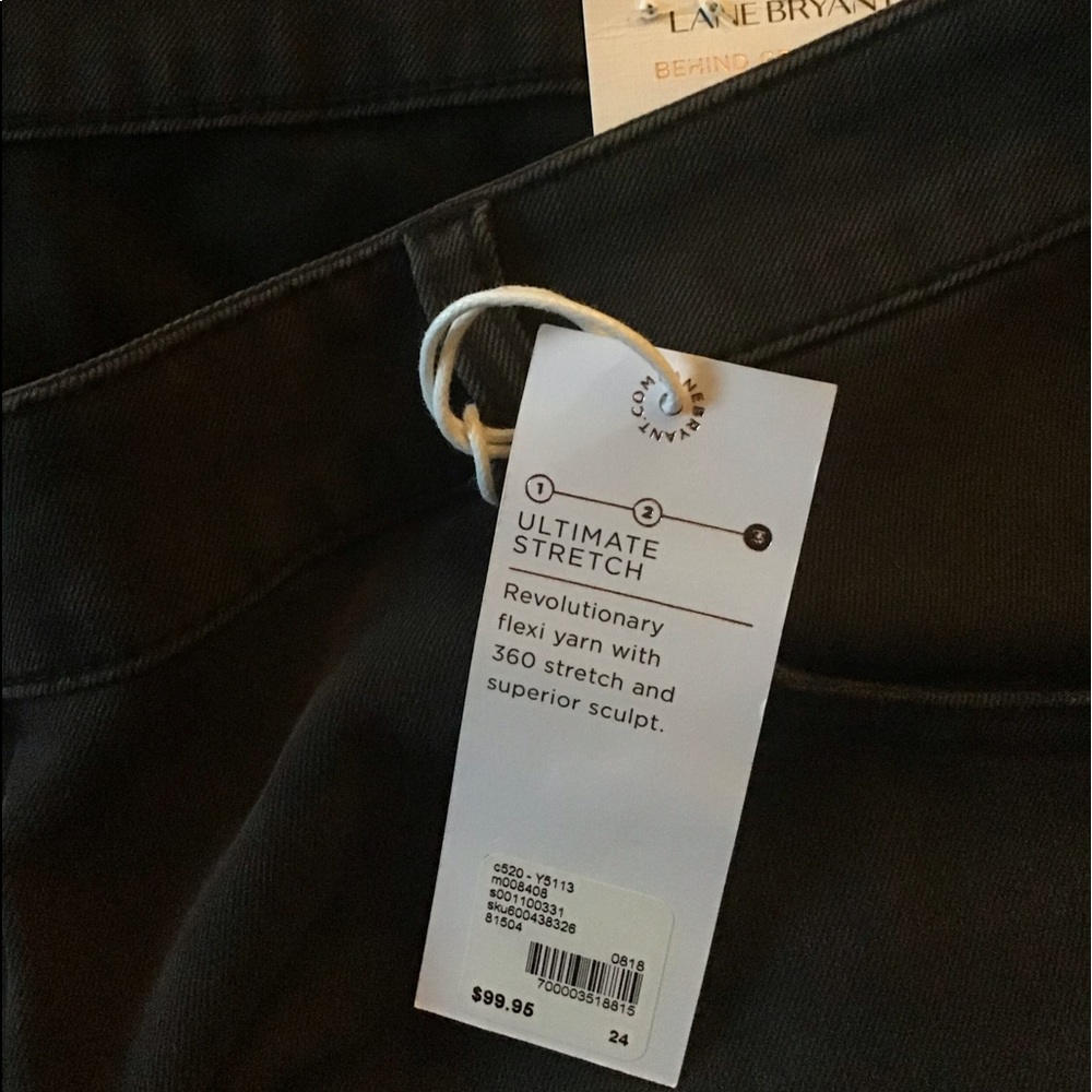 LOWEST🌺 NWT LANE BRYANT Sz24 BLACK STRETCH JEANS - Picture 9 of 12